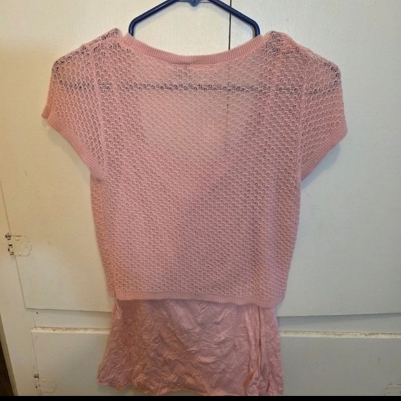 Maurices Size Medium Pink Cardigan and Tank Set - Picture 3 of 3